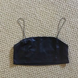 Shein Spaghetti Straps Super Cropped Top